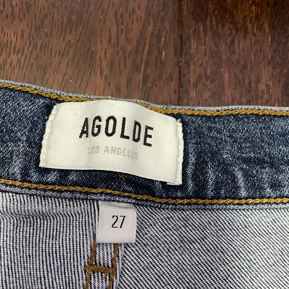 AGOLDE Riley High Rise Straight Crop in Transfer in Size 27 - Picture 9 of 11